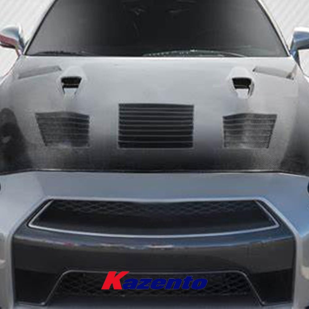 Kazento For Nissan R35 GTR 08-16 GT Style Carbon Fiber Front Bumper Hood Bonnet Body Kit Kazento Carbon Parts 车身侧板 R35-HOOD-GTC-CF