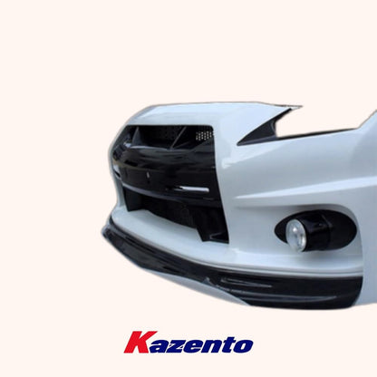 Kazento For Nissan R35 GTR 08-16 WD Style Partial Carbon Front Bumper (no fog light) Kazento Carbon Parts 车身侧板 R35-FB-WD-TYPE1-PCF