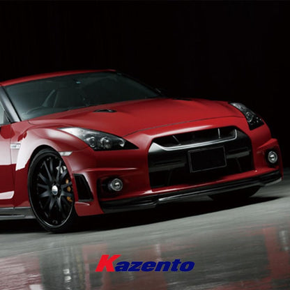 Kazento For Nissan R35 GTR 08-16 WD Style Partial Carbon Front Bumper (no fog light) Kazento Carbon Parts 车身侧板 R35-FB-WD-TYPE1-PCF