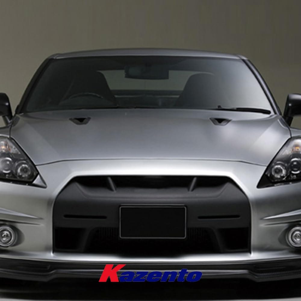Kazento For Nissan R35 GTR 08-16 WD Style Partial Carbon Front Bumper (no fog light) Kazento Carbon Parts 车身侧板 R35-FB-WD-TYPE1-PCF