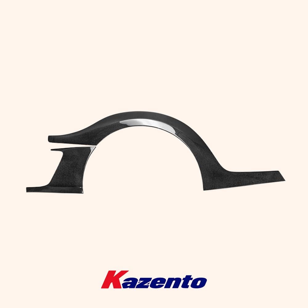 Kazento For Nissan R35 GTR 08-17 TS Style Carbon Fiber Rear Fender Flares Arches Add On Kazento Carbon Parts 车身侧板