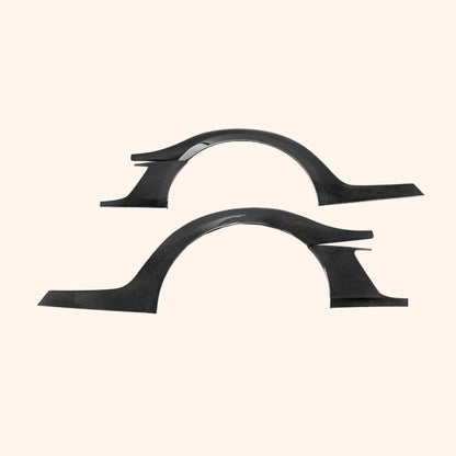 Kazento For Nissan R35 GTR 08-17 TS Style Carbon Fiber Rear Fender Flares Arches Add On