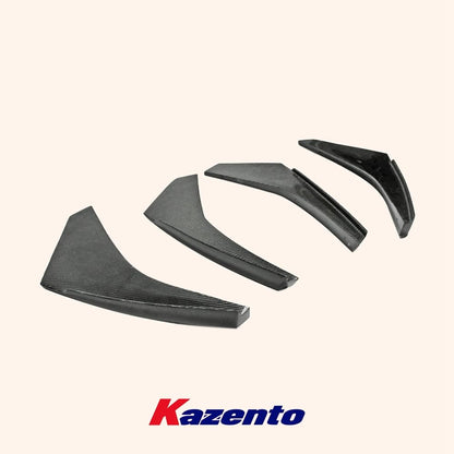 Kazento For Nissan R35 GTR (12-16 Late Model OE Bumper Only) Carbon Front Bumper Canard Kazento Carbon Parts 车身侧板 R35-CANA-12ON-CF
