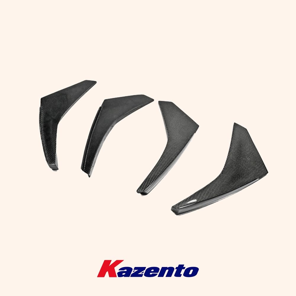 Kazento For Nissan R35 GTR (12-16 Late Model OE Bumper Only) Carbon Front Bumper Canard Kazento Carbon Parts 车身侧板 R35-CANA-12ON-CF