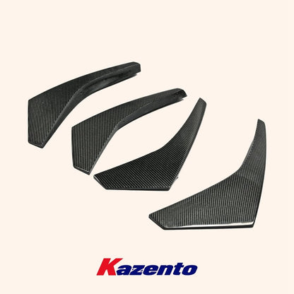 Kazento For Nissan R35 GTR (12-16 Late Model OE Bumper Only) Carbon Front Bumper Canard Kazento Carbon Parts 车身侧板 R35-CANA-12ON-CF