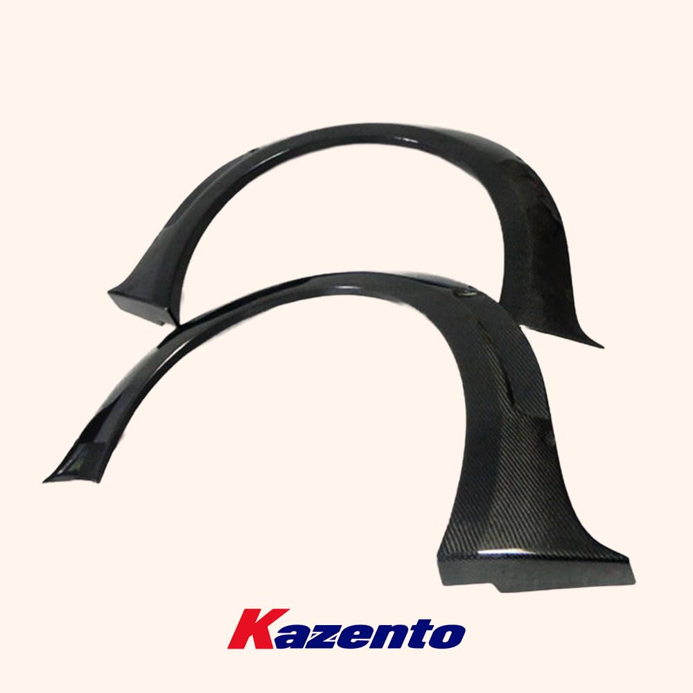 Kazento For Nissan R35 GTR 2008-16 WD Style Carbon Fiber Rear Bumper Fender Flare Add On
