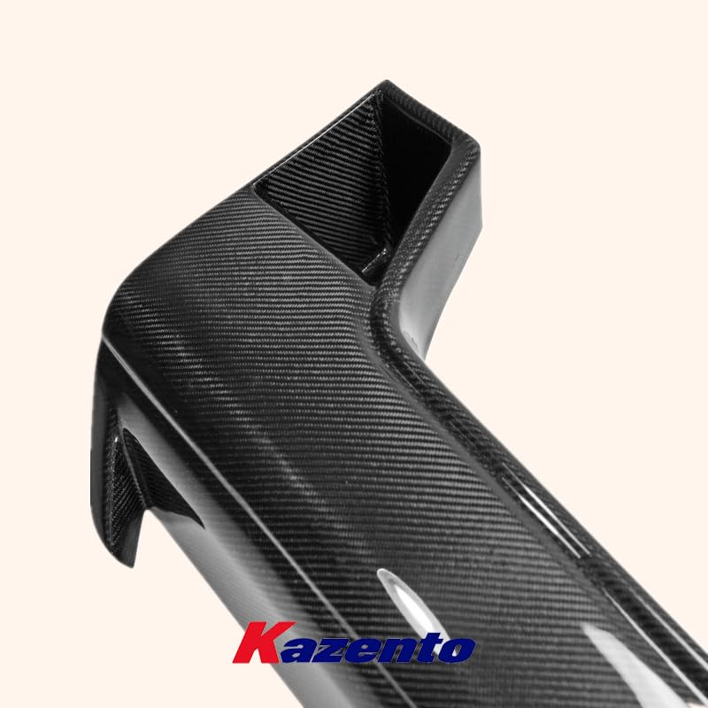 Kazento For Nissan R35 GTR 2012-16 OE Carbon Fiber Front Bumper Center Nose Cover Grille Kazento Carbon Parts 车身侧板 R35-NOSE-12-CF