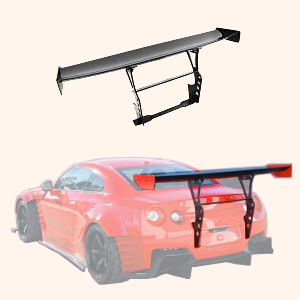 Kazento For Nissan R35 GTR BAN Style Carbon Fiber Rear Trunk Boot GT Wing Spoiler