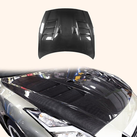 Kazento For Nissan R35 GTR CBA DBA EBA 2008-24 TPS Dry Carbon Vented Hood Bonnet 7.5kg