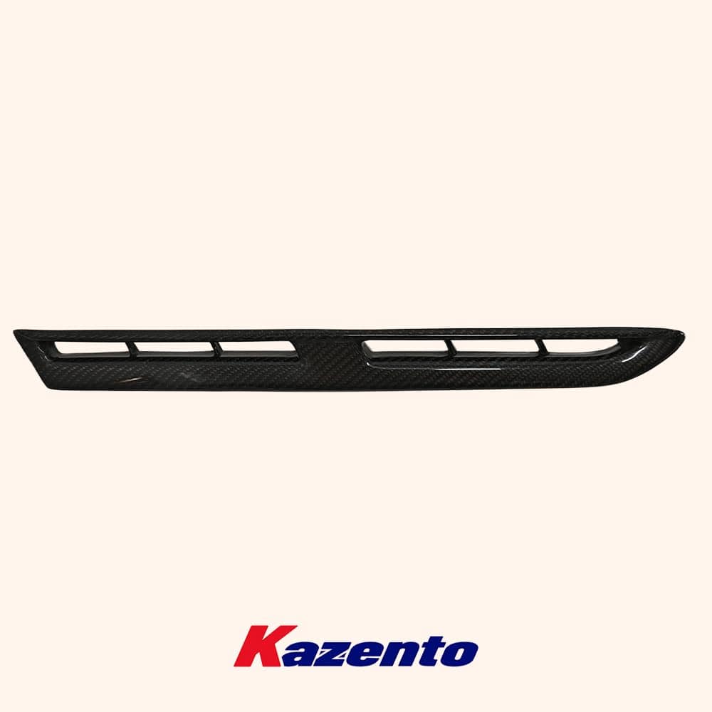 Kazento For Nissan R35 GTR OEM Front Fender Vents Trim Panel Carbon Fiber Cover Kazento Carbon Parts 车身侧板 R35-FV-CF