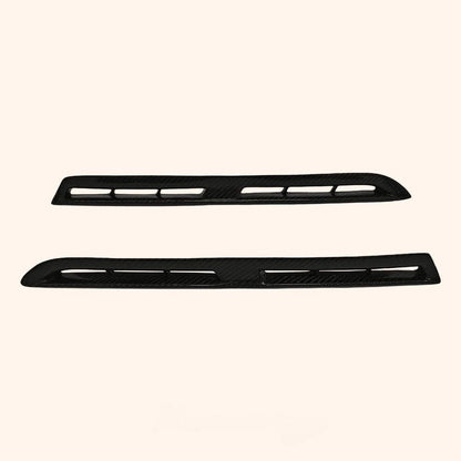 Kazento For Nissan R35 GTR OEM Front Fender Vents Trim Panel Carbon Fiber Cover