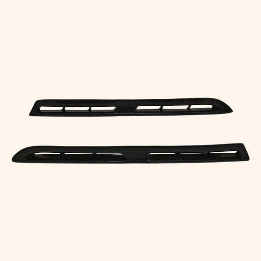Kazento For Nissan R35 GTR OEM Front Fender Vents Trim Panel Carbon Fiber Cover
