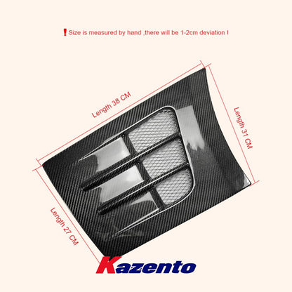 Kazento For Nissan R35 GTR TOPS Style Carbon Rear Fender Bumper Add On Splitter Flare