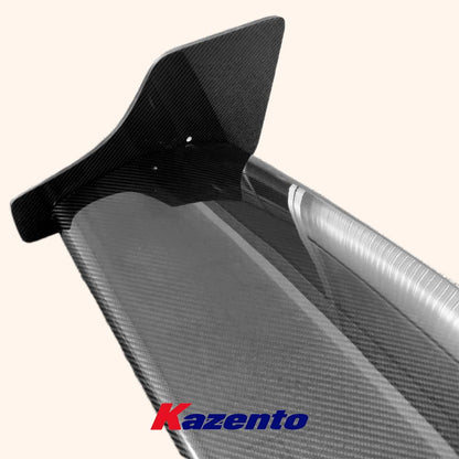 Kazento For Nissan Silvia 180SX 200SX 240SX S13 MS1 Style Carbon Rear Trunk GT Spoiler Kazento Carbon Parts 车身侧板 180SX-RS-GT-MS1-CF