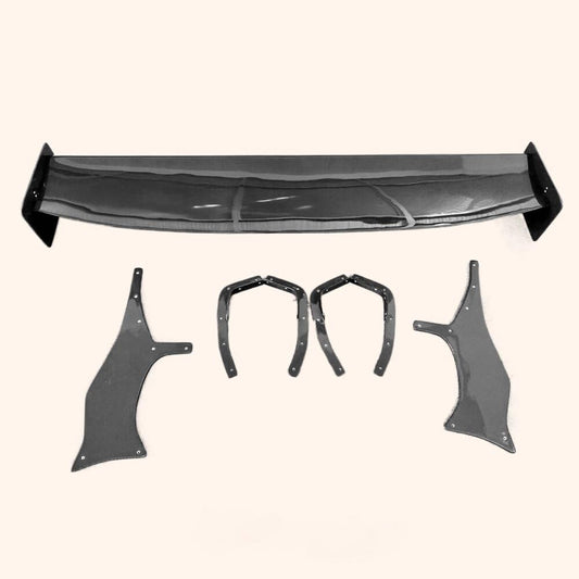 Kazento For Nissan Silvia 180SX 200SX 240SX S13 MS1 Style Carbon Rear Trunk GT Spoiler Kazento Carbon Parts 车身侧板 180SX-RS-GT-MS1-CF