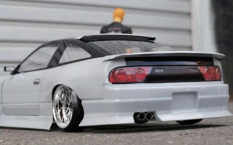 Kazento For Nissan Silvia S13 180SX Coupe DM Style Roof Spoiler Forged Carbon Fiber Kazento Carbon Parts Forged Carbon S13-RS-RF-DM-FCF