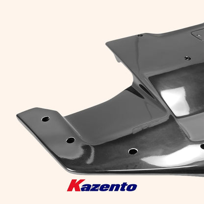 Kazento For Nissan Skyline 98-02 R34 GTR TOPS Style Fiberglass Unpaint Front Bottom Lip Kazento Carbon Parts 车身侧板 R34-FL-TS-FRP