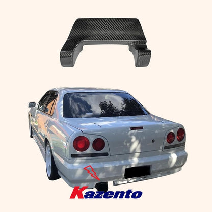 Kazento For Nissan Skyline R34 (4Dr only) Carbon Fiber Rear Bumper Exhaust Heat Shield Kazento Carbon Parts 车身侧板 R34-HEAT-4D-CF