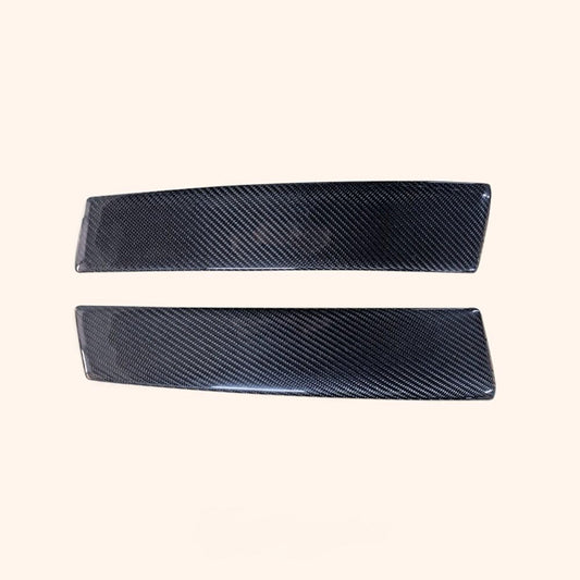 Kazento For Nissan Skyline R34 GTR Carbon Front Door Window B Pillar Cover Trim Pair