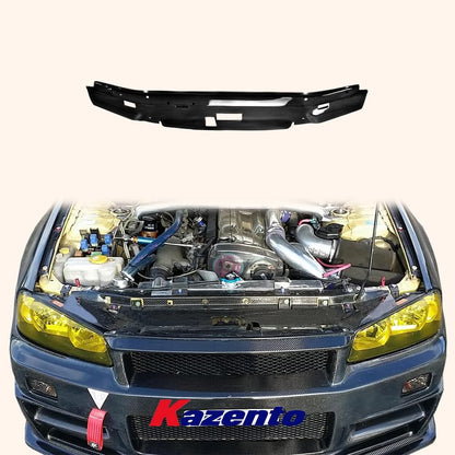 Kazento For Nissan Skyline R34 GTR GAGE Defend Style Carbon Cooling Panel Engive Cover