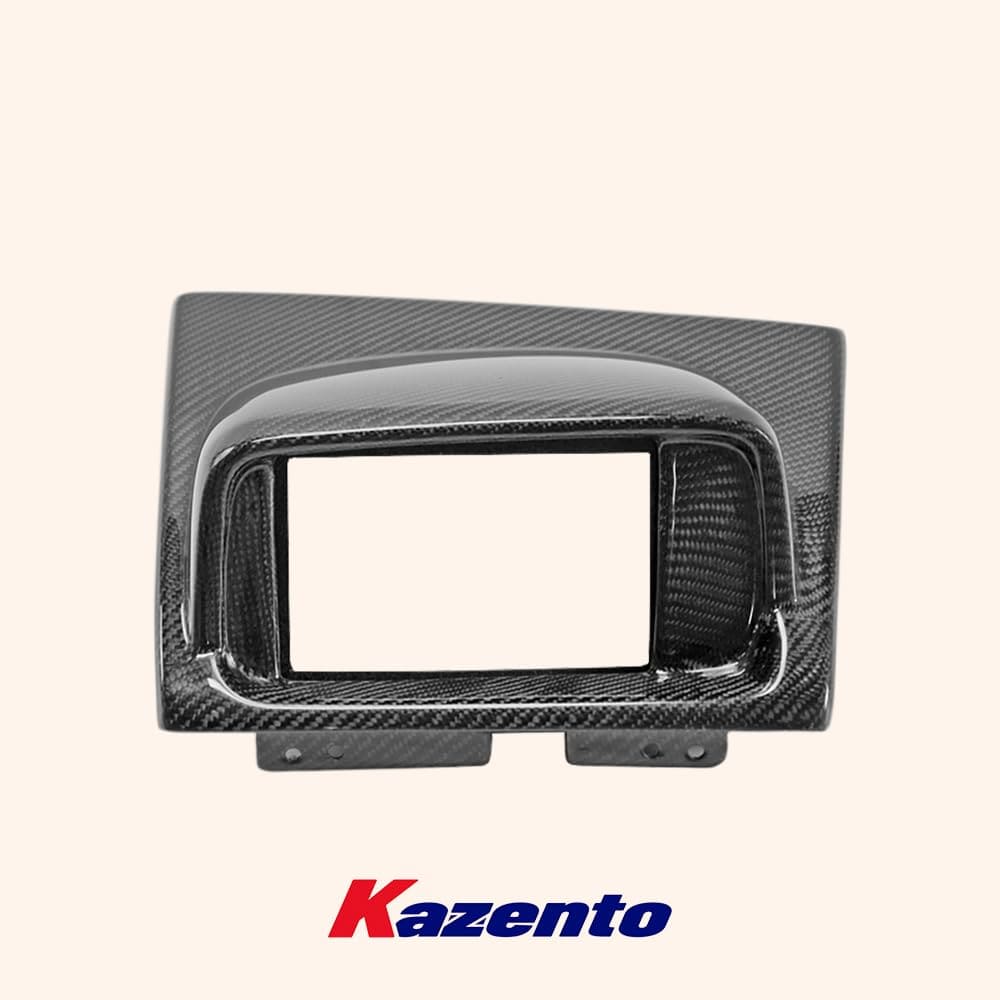 Kazento For Nissan Skyline R34 GTR GTT (7in only) MFD Cover Carbon Multi Function Devise Kazento Carbon Parts 车身侧板 R34-MFD-7IN-CF