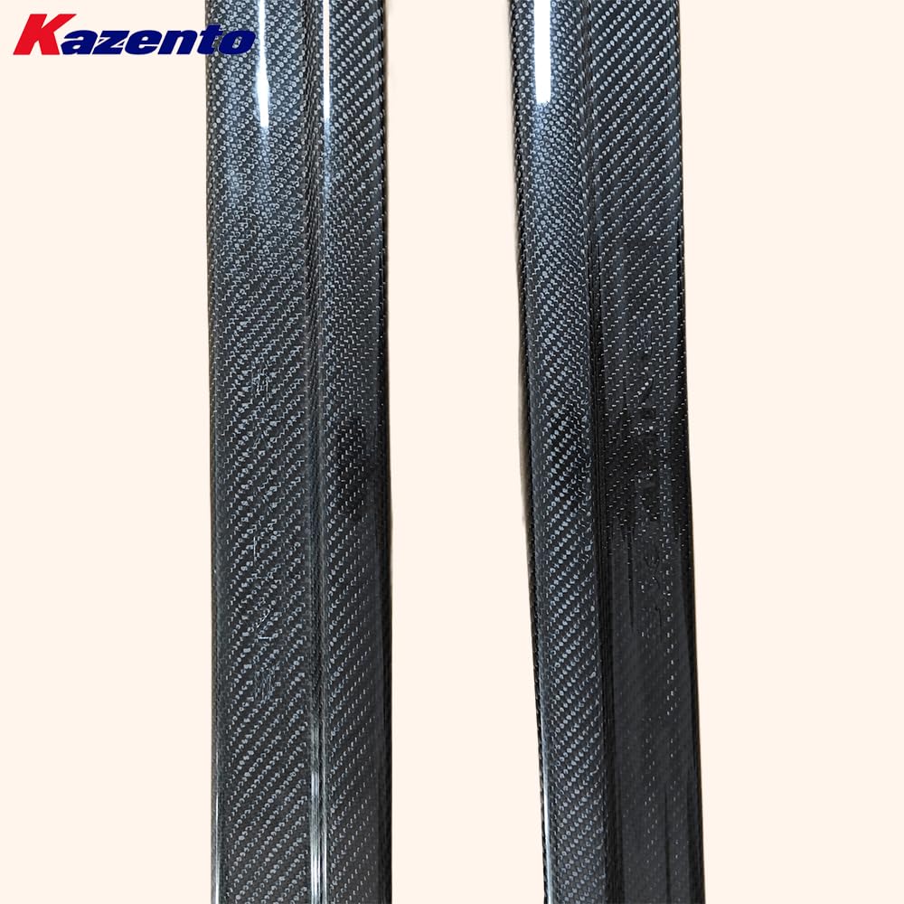 Kazento For Nissan Skyline R34 GTR GTT Carbon Front Side Door Sill Panel Trim Cover Pair Kazento Carbon Parts 车身侧板 R34-DS-CF