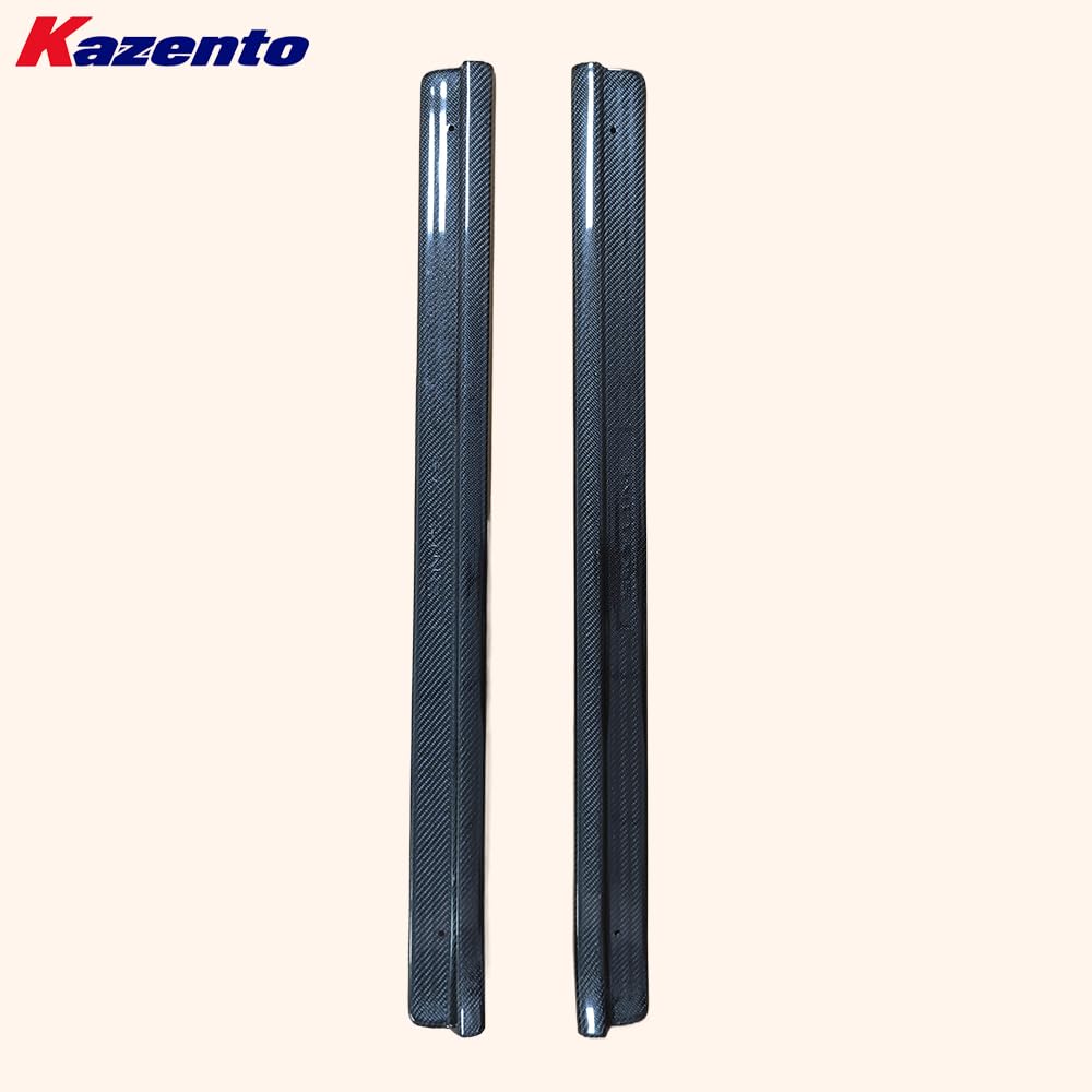 Kazento For Nissan Skyline R34 GTR GTT Carbon Front Side Door Sill Panel Trim Cover Pair Kazento Carbon Parts 车身侧板 R34-DS-CF