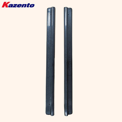 Kazento For Nissan Skyline R34 GTR GTT Carbon Front Side Door Sill Panel Trim Cover Pair Kazento Carbon Parts 车身侧板 R34-DS-CF