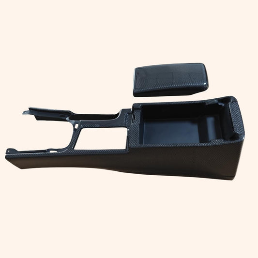 Kazento For Nissan Skyline R34 GTR GTT Carbon Interior Center Console Armrest (RHD Only) Kazento Carbon Parts 车身侧板 R34-CONSOLE-OE-CF