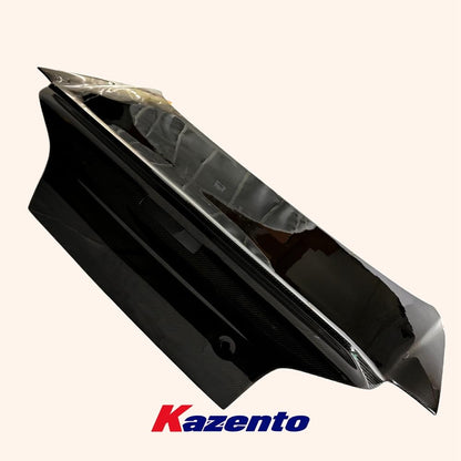 Kazento For Nissan Skyline R34 GTR GTT Ducktail Style Carbon Rear Boot Lid Trunk Kazento Carbon Parts 车身侧板 R34-TRUNK-DL-H-CF