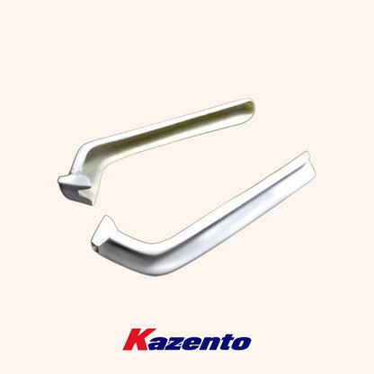 Kazento For Nissan Skyline R34 GTR NIS FRP Unpaint Rear Bumper Side Spat Splitter Lip Kazento Carbon Parts 车身侧板 R34-SPAT-FRP