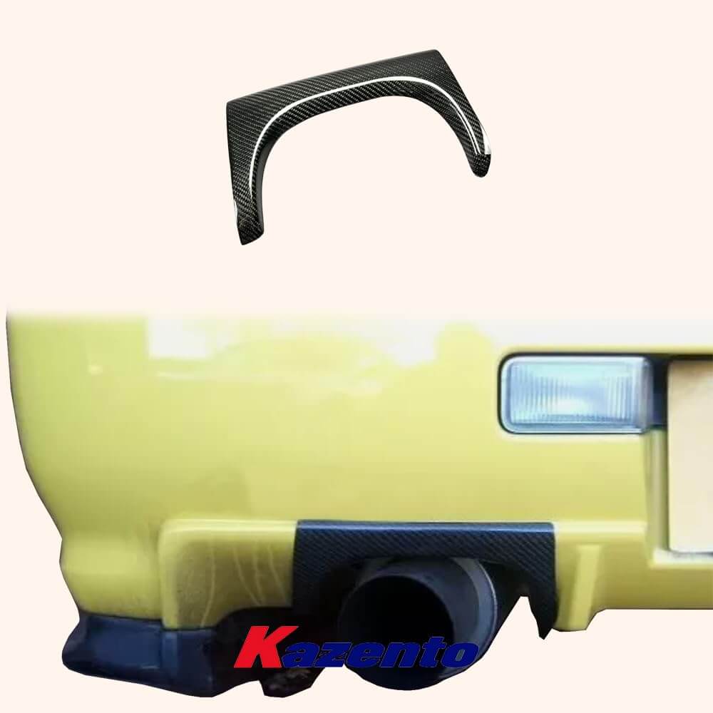 Kazento For Nissan Skyline R34 (GTR OE only) Carbon Rear Bumper Exhaust Heat Shield Kazento Carbon Parts 车身侧板 R34-HEAT-CF