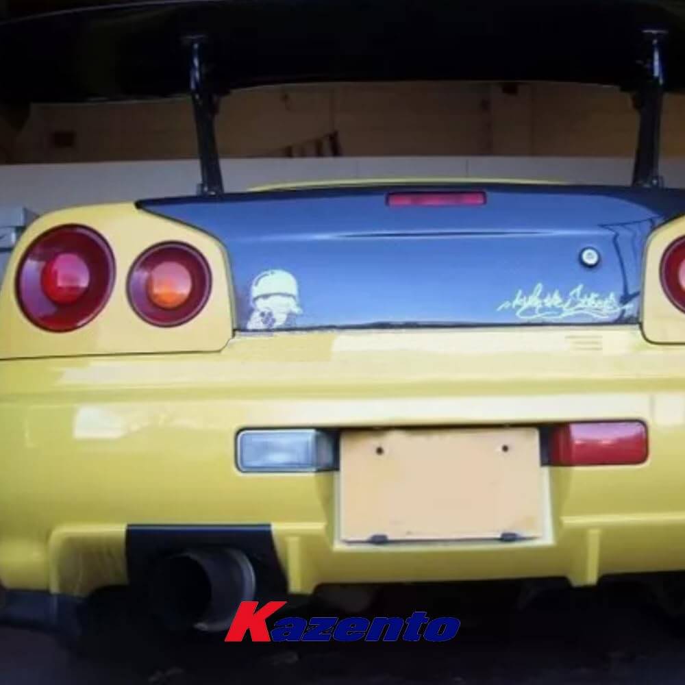 Kazento For Nissan Skyline R34 (GTR OE only) Carbon Rear Bumper Exhaust Heat Shield