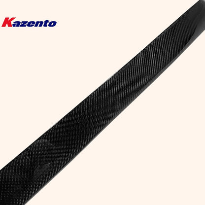 Kazento For Nissan Skyline R34 GTR OEM Style Front Bumper Middle Lip  Carbon Fiber