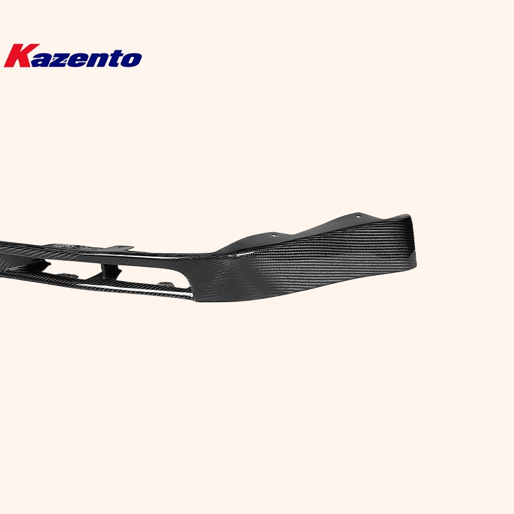Kazento For Nissan Skyline R34 GTR OEM Style Front Bumper Middle Lip  Carbon Fiber