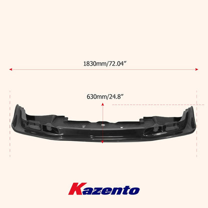 Kazento For Nissan Skyline R34 GTR Only AS Style Carbon Fiber Front Bumper Bottom Lip Kazento Carbon Parts 车身侧板 R34-FL-AS-CF