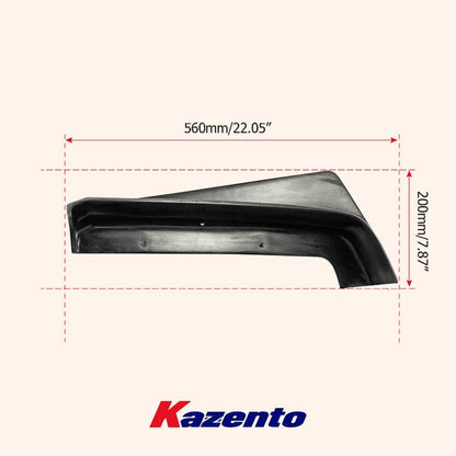 Kazento For Nissan Skyline R34 (GTR only) HSM Fiberglass Unpaint Rear Bumper Spat Add On Kazento Carbon Parts 车身侧板 R34-SPAT-HSM-FRP