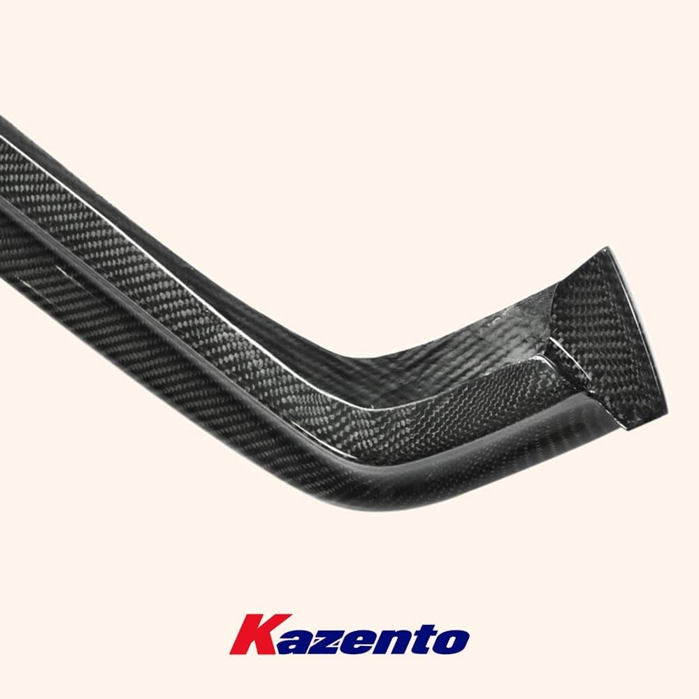 Kazento For Nissan Skyline R34 (GTR Only) NIS Style Carbon Rear Bumper Spat Splitter 2pc Kazento Carbon Parts 车身侧板 R34-SPAT-CF