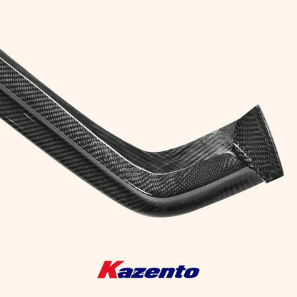 Kazento For Nissan Skyline R34 (GTR Only) NIS Style Carbon Rear Bumper Spat Splitter 2pc Kazento Carbon Parts 车身侧板 R34-SPAT-CF