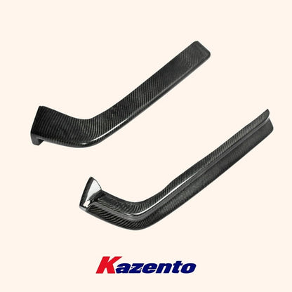 Kazento For Nissan Skyline R34 (GTR Only) NIS Style Carbon Rear Bumper Spat Splitter 2pc Kazento Carbon Parts 车身侧板 R34-SPAT-CF