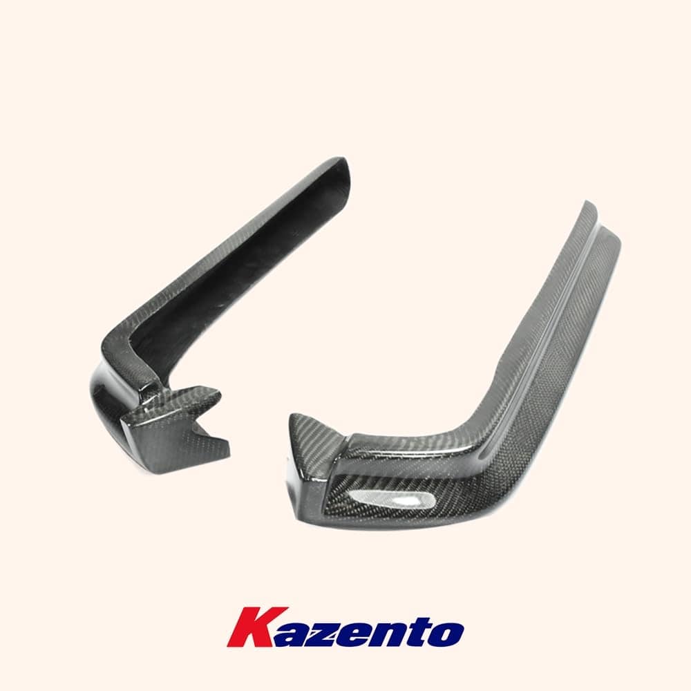 Kazento For Nissan Skyline R34 (GTR Only) NIS Style Carbon Rear Bumper Spat Splitter 2pc Kazento Carbon Parts 车身侧板 R34-SPAT-CF