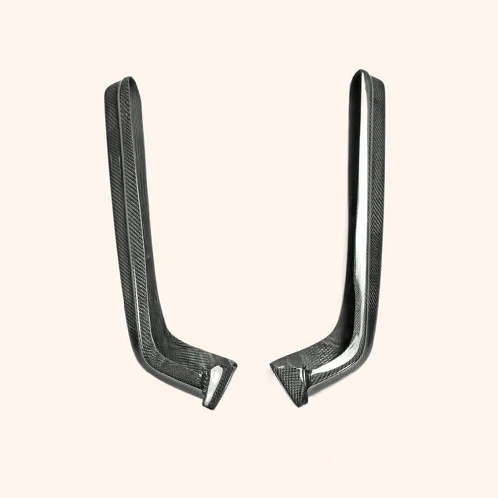 Kazento For Nissan Skyline R34 (GTR Only) NIS Style Carbon Rear Bumper Spat Splitter 2pc Kazento Carbon Parts 车身侧板 R34-SPAT-CF