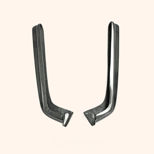 Kazento For Nissan Skyline R34 (GTR Only) NIS Style Carbon Rear Bumper Spat Splitter 2pc Kazento Carbon Parts 车身侧板 R34-SPAT-CF