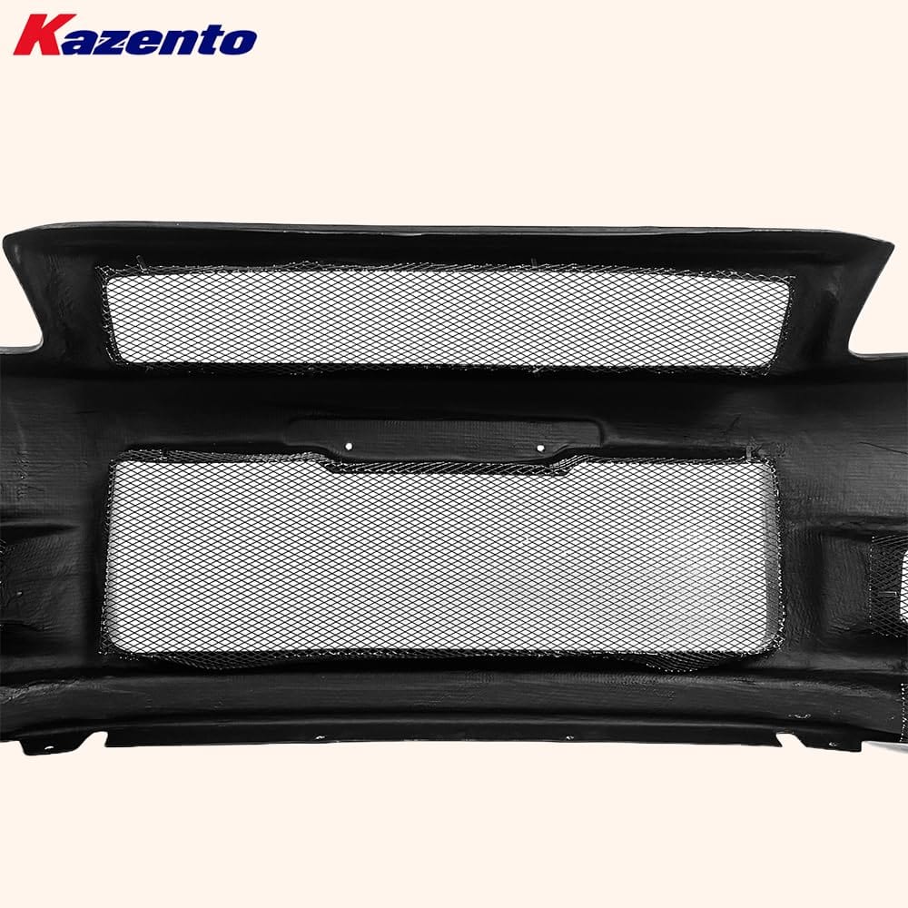 Kazento For Nissan Skyline R34 (GTR Only) NIS Type ZTune Carbon Fiber Front Bumper Kazento Carbon Parts 车身侧板 R34-FB-ZT-GTR-CF