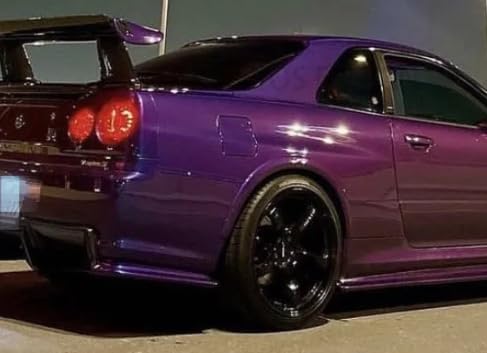 Kazento For Nissan Skyline R34 (GTR Only) OE Style Carbon Rear Fender Fuel Cap Cover Kazento Carbon Parts 车身侧板 R34-FUEL-CF