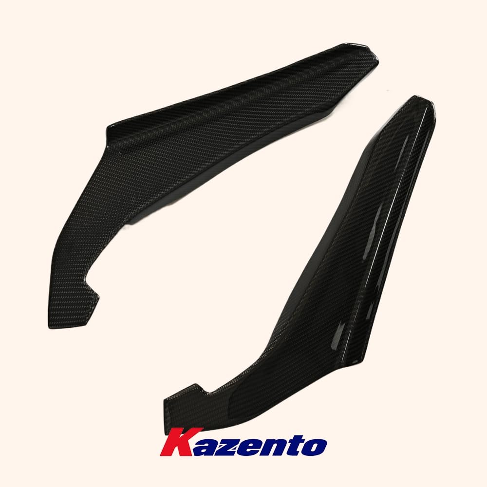 Kazento For Nissan Skyline R34 (GTR Only) OE Style Front Bumper Canards 4pcs/kits Kazento Carbon Parts 车身侧板 R34-CANA-OE-CF