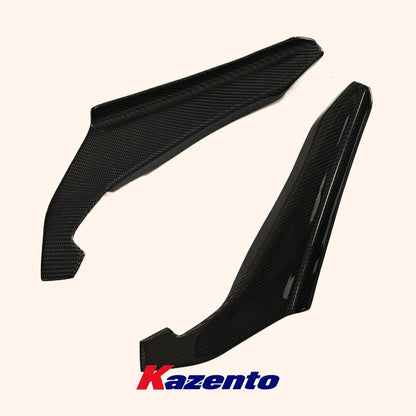 Kazento For Nissan Skyline R34 (GTR Only) OE Style Front Bumper Canards 4pcs/kits Kazento Carbon Parts 车身侧板 R34-CANA-OE-CF