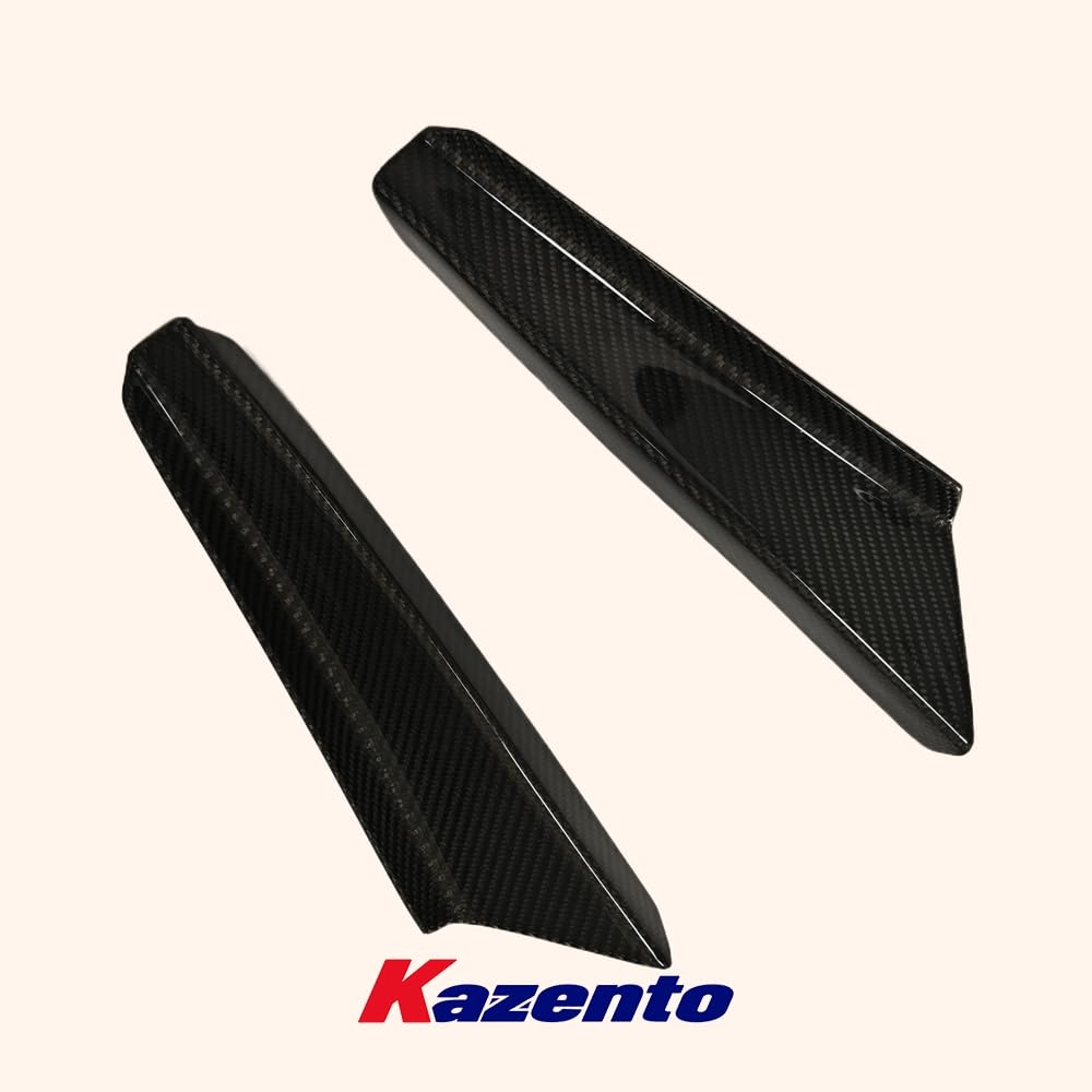 Kazento For Nissan Skyline R34 (GTR Only) OE Style Front Bumper Canards 4pcs/kits Kazento Carbon Parts 车身侧板 R34-CANA-OE-CF