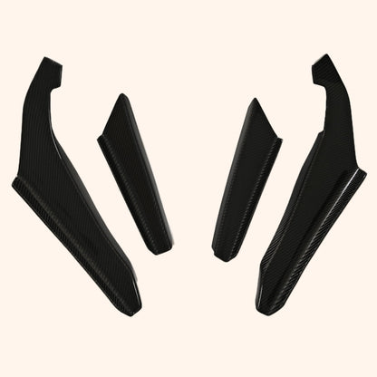 Kazento For Nissan Skyline R34 (GTR Only) OE Style Front Bumper Canards 4pcs/kits Kazento Carbon Parts 车身侧板 R34-CANA-OE-CF