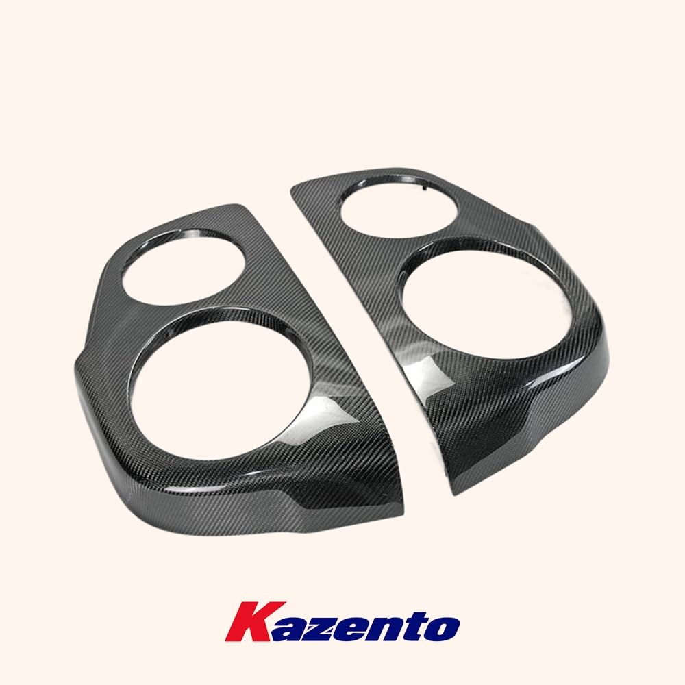 Kazento For Nissan Skyline R34 GTR Only Rear Trunk Tail Light Cover Panel Carbon